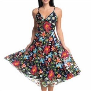 Dress the Population Maren Embroidered Dress